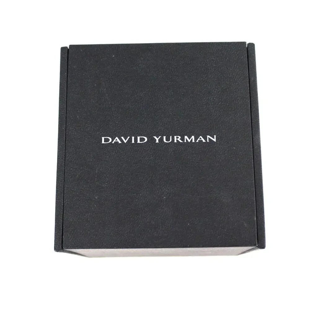 Authentic David Yurman Jewelry Box Empty Presentation Storage Case & polish clth
